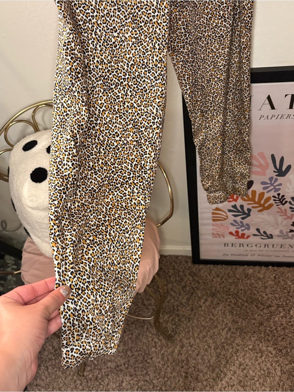 NWT Banana Republic Petite Leopard Print Wrap Jumpsuit Size 2P - Picture 4 of 6